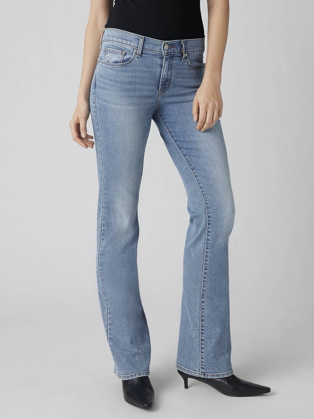 Levi's Light Blue Classic Bootcut Jeans in Rare Form